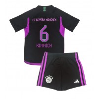 Bayern Munich Joshua Kimmich #6 Vonkajší Detský futbalový dres 2023-24 Krátky Rukáv (+ trenírky)